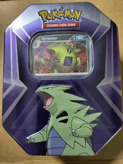 Tyranitar Triple Whammy Collectors Tin - Pokemon TCG - Factory Sealed - Image 1