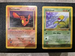 🔥Pokemon Team Rocket & Jungle 1st Edition Charmander 50/82&Bellsprout 49/64🔥 - Image 1
