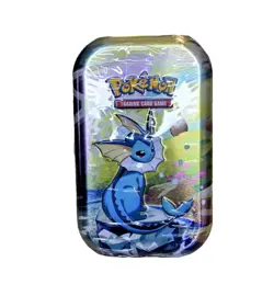 Pokemon TCG - Prismatic Evolutions Mini Tin Vaporeon Factory Sealed SHIPS TODAY - Image 1