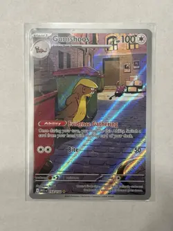 Gumshoos 153/132 Illustration Rare Pokemon Mega Evolution NM - Image 1