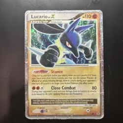 Pokemon TCG Lucario LV X Promo Holo Pokemon Promos Holo Promo LP - Image 1