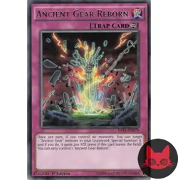 Yugioh Ancient Gear Reborn RATE-EN070 Rare 1st Edition NM - Image 1