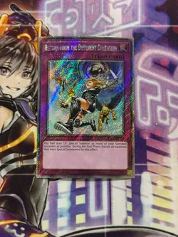 Yugioh Return From the Different Dimension Platinum Secret Rare RA03 - Image 1