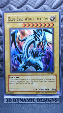 | Yugioh Blue-Eyes White Dragon SKE-001 Super Rare Starter Kaiba Evo NM- 🔥 | - Image 1