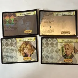 Professor Severus Snape FOIL HOLO HARRY POTTER 4 Card Hermione Draco - Image 1