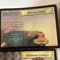 Professor Severus Snape FOIL HOLO HARRY POTTER 4 Card Hermione Draco - Image 2