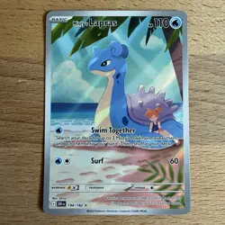 Pokemon TCG Misty's Lapras 194/182 Destined Rivals Illustration Rare Card - Image 1