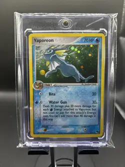 Pokemon TCG English Card Pop Series 3 Vaporeon 6/17 Holo Rare - Image 1