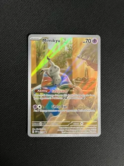 Pokemon Mimikyu TCG 075 SV Scarlet & Violet Black Star Promo Holo Card - Image 1