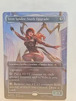 Magic: The Gathering Mary Jane Watson Iron Spider Game Trading Card New Sealed - Image 1