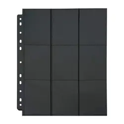 9 Pocket Sideloading Pages for 3 Ring Binder, A4 Card Storage, 50 Pack - Image 5