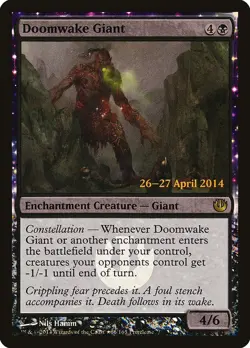 Doomwake Giant - 66* - NM - Journey into Nyx Promos (PJOU) - Foil - MTG - Image 1