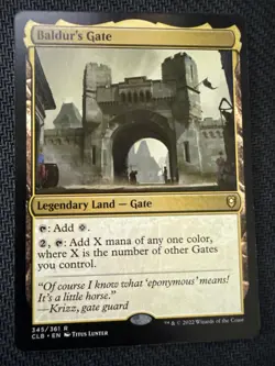 MTG #345 Baldur's Gate Commander Legends: Battle for Baldur's Gate Regular NM - Image 1