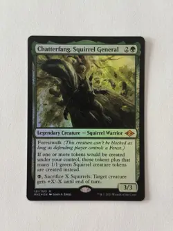 FOIL Chatterfang, Squirrel General (Modern Horizons 2) - NM Pack Fresh MTG - Image 1