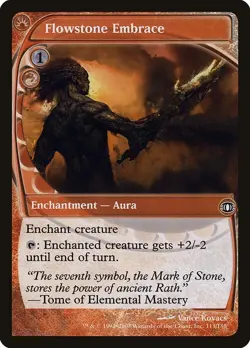Flowstone Embrace 4x FOIL FUT MTG Future Sight Common NM+ red - Image 1