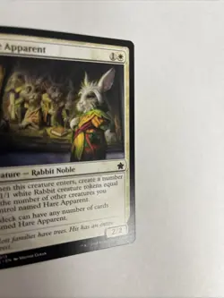Hare Apparent Foundations Nonfoil MTG - Image 2