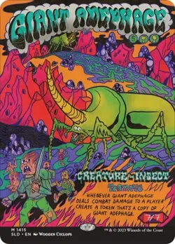 MTG English Giant Adephage NM Foil Secret Lair - Image 1