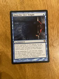 Quest for Ula's Temple MTG, Worldwake, Rare, NM - Image 1