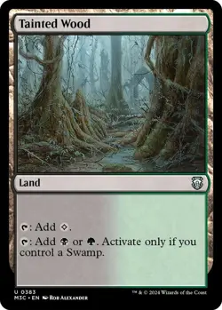 Tainted Wood 383 MTG Commander M3C Uncommon NP - Image 1