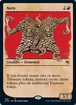 MTG English Xorn (Showcase) NM Normal Adventures in the Forgotten Realms - Image 1