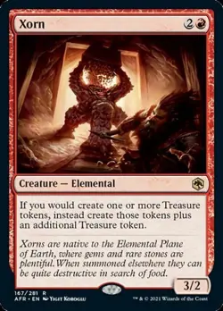MTG English Xorn NM Normal Adventures in the Forgotten Realms - Image 1