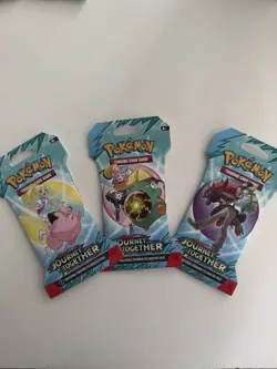 Pokemon TCG Scarlet & Violet: Journey Together Booster Packs Sleeved - Image 1