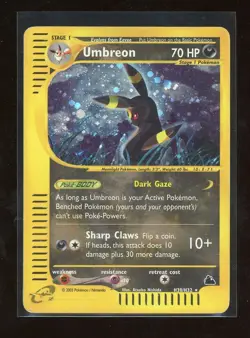 2003 Skyridge Umbreon Holo Foil Rare H30/H32 WOTC E-Reader Series Pokemon - Image 1
