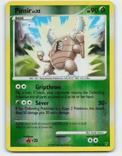 2009 Pokemon, Supreme Victors, #75/147 Pinsir, Reverse Holo Uncommon - Image 1