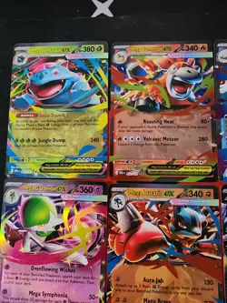 Pokemon Mega Evolution Full Set of Double Rare Mega Ex's [10] - Image 2
