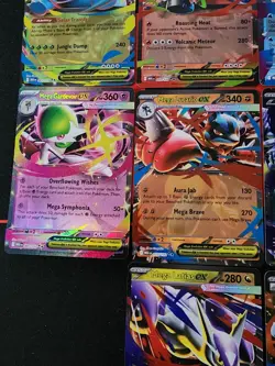 Pokemon Mega Evolution Full Set of Double Rare Mega Ex's [10] - Image 5