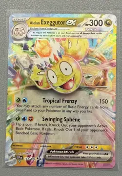 Pokemon TCG Alolan Exeggutor ex Surging Sparks 133/191 Ultra Rare NM - Image 1