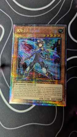 Yugioh K9-17 Izuna, JUSH-EN031, 1st Edition, Starlight Rare, NM/M! - Image 1