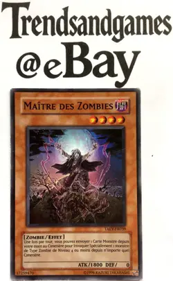 YUGIOH - MAITRE DES ZOMBIES - SUPER RARE - PLAYED - TAEV-FR039 - TACTICAL EVO - Image 1