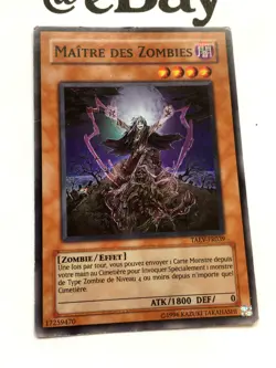 YUGIOH - MAITRE DES ZOMBIES - SUPER RARE - PLAYED - TAEV-FR039 - TACTICAL EVO - Image 2