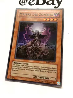 YUGIOH - MAITRE DES ZOMBIES - SUPER RARE - PLAYED - TAEV-FR039 - TACTICAL EVO - Image 3