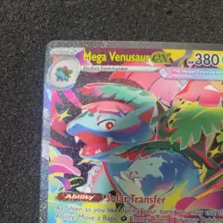 Mega Venusaur EX SIR 177/132 Near Mint Card from Mega Evolution English Pokemon - Image 2