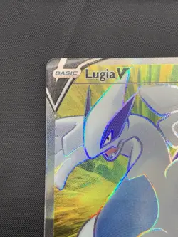 Pokemon Lugia V TCG Full Art Silver Tempest Card 185/195 NM - Image 2