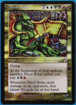 Nicol Bolas FOIL Time Spiral Timeshifted PLD Special CARD (501208) ABUGames - Image 1