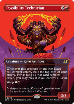 Possibility Technician (Borderless) FOIL Edge of Eternities NM CARD ABUGames - Image 1