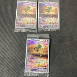 Set of 3 Pokemon Card Teal Mask Ogerpon 123 Black Star Promo - Sealed US Seller - Image 1