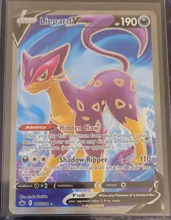 TCG Liepard V 180/198 Chilling Reign Full Art Ultra Rare Card Pokemon - Image 1