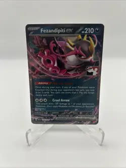 038/064 Fezandipiti ex Prize Pack Series 6 Stamped Play Pokemon TCG Shrouded - Image 1