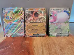 Pokemon TCG EX Lot - 151 Golem, 151 Wigglytuff, Destined Rivals Persian - Image 1