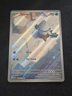 Snover 140/132 Me01: Mega Evolution Illustration Rare Holo Pokemon TCG Near Mint - Image 1