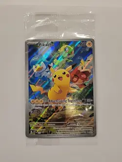 Pokemon TCG Pikachu SVP 027 Paldea Evolved Black Star Promo New Sealed - Image 1