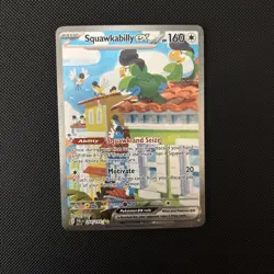 Squawkabilly EX 264/193 Special Illustration Rare Paldea Evolved Pokemon TCG NM - Image 1