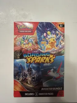 Pokemon TCG Surging Sparks Booster Bundle 6 Packs. Factory Sealed! - Image 1
