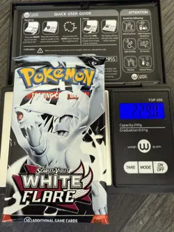 Heavy 22.90! Pokemon TCG SV10.5 White Flare Booster Pack Sealed! Demi-God Pack!U - Image 1