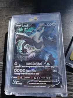 Pokemon Lugia VSTAR TCG Sword & Shield Silver Tempest Holo Card 186/195 - Image 1