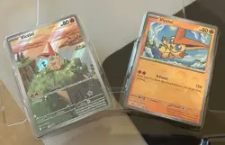 Pokemon - S&V - Victini 208 Illustration Rare Black Star Promo (plus pokeball) - Image 1